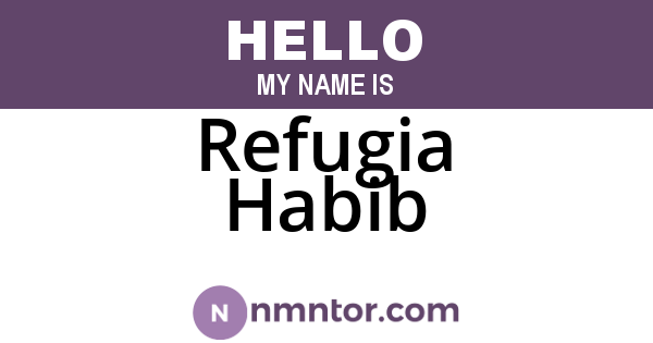 Refugia Habib