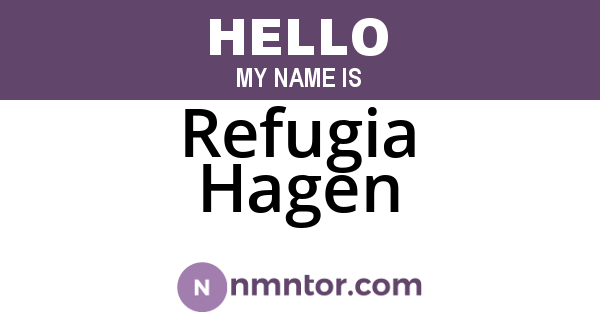 Refugia Hagen