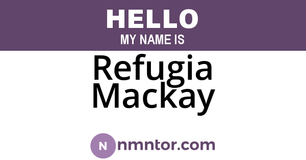Refugia Mackay