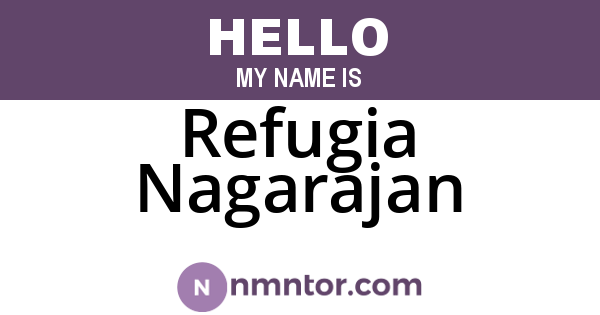 Refugia Nagarajan