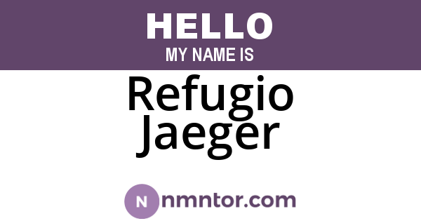 Refugio Jaeger