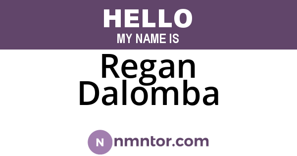 Regan Dalomba