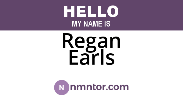 Regan Earls