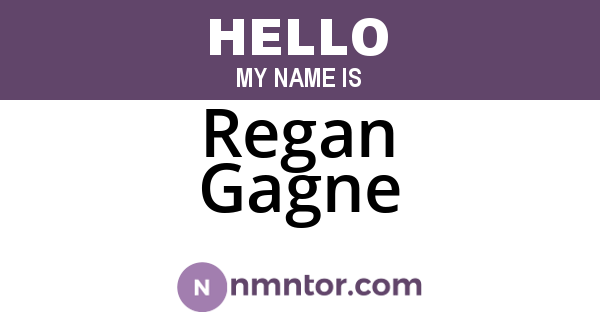 Regan Gagne