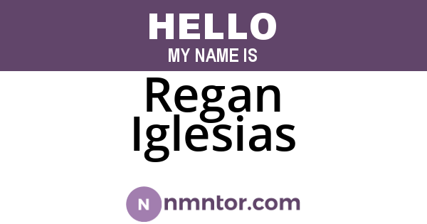 Regan Iglesias