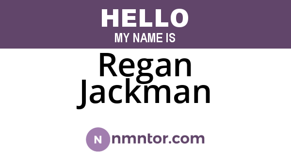 Regan Jackman