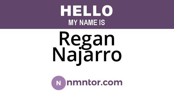 Regan Najarro