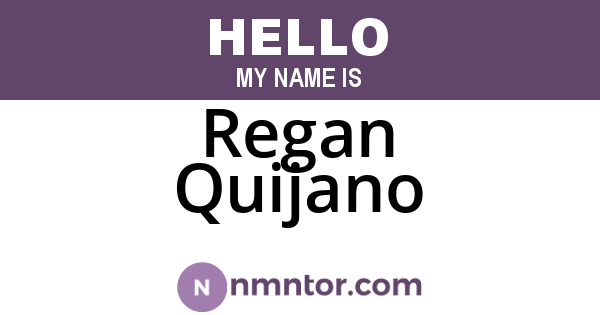 Regan Quijano