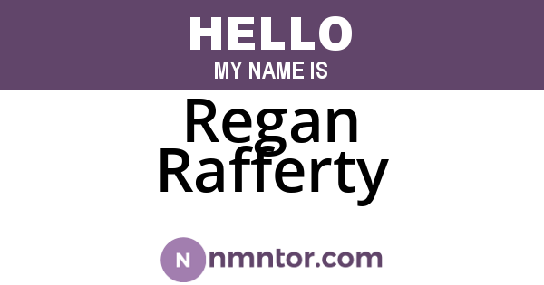 Regan Rafferty