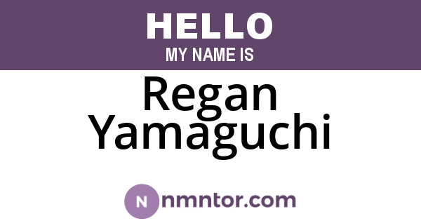 Regan Yamaguchi
