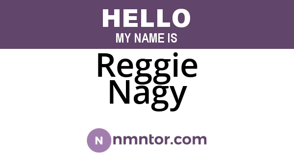 Reggie Nagy