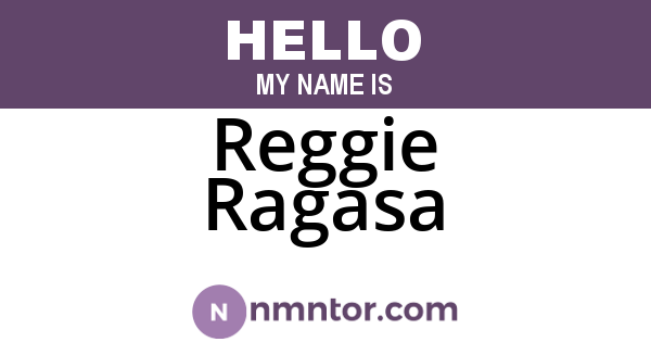 Reggie Ragasa