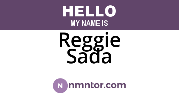 Reggie Sada