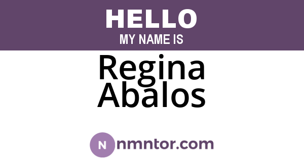 Regina Abalos