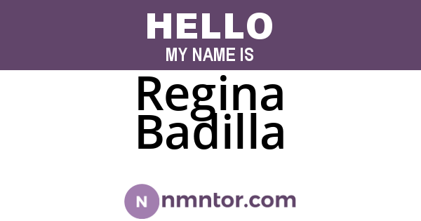 Regina Badilla