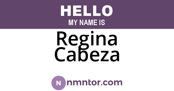 Regina Cabeza
