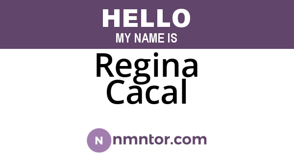 Regina Cacal