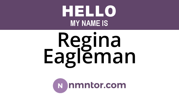 Regina Eagleman