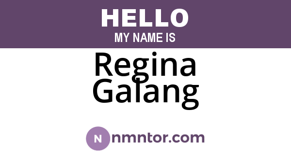 Regina Galang