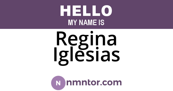 Regina Iglesias