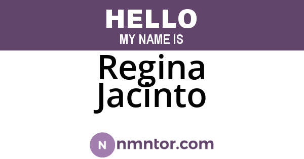 Regina Jacinto