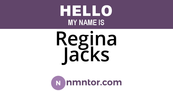 Regina Jacks