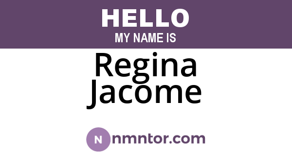Regina Jacome
