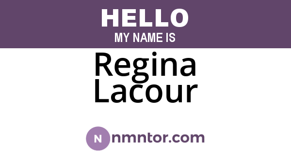 Regina Lacour