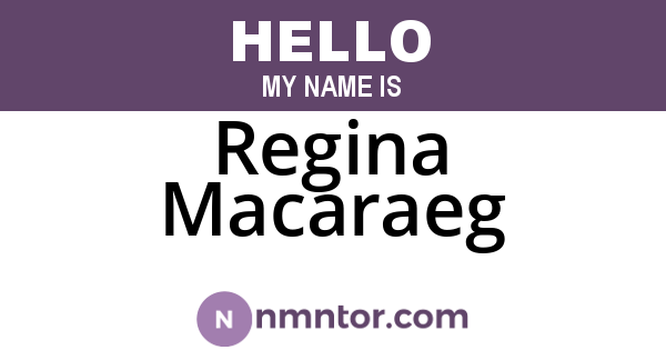 Regina Macaraeg