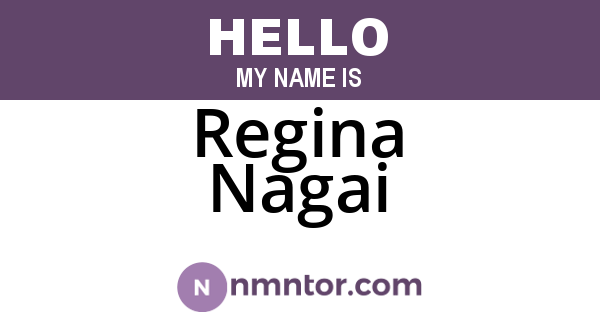Regina Nagai