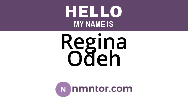 Regina Odeh