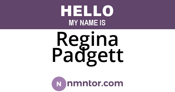 Regina Padgett