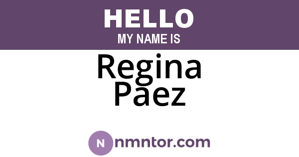 Regina Paez