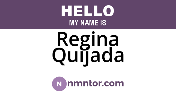Regina Quijada