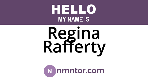 Regina Rafferty
