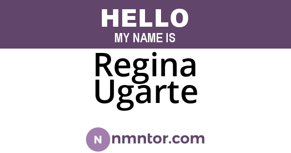 Regina Ugarte