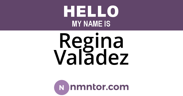 Regina Valadez