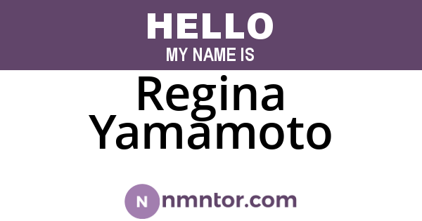 Regina Yamamoto