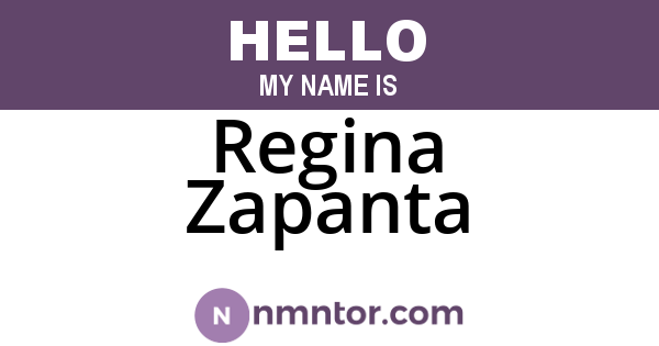 Regina Zapanta