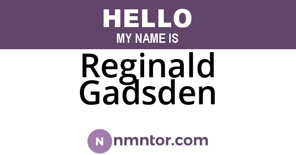 Reginald Gadsden