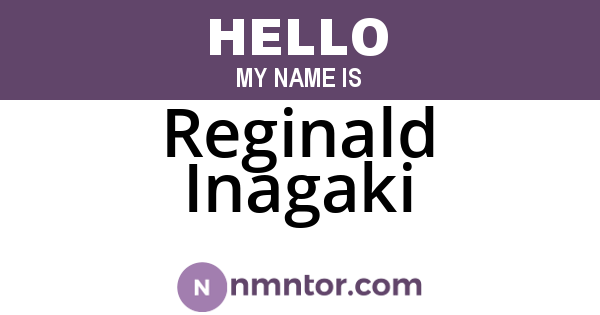 Reginald Inagaki