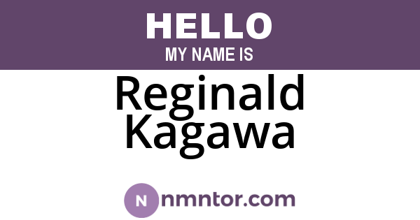 Reginald Kagawa