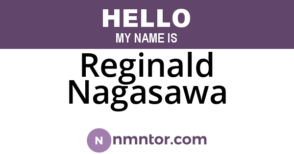 Reginald Nagasawa