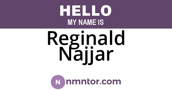 Reginald Najjar