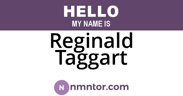 Reginald Taggart