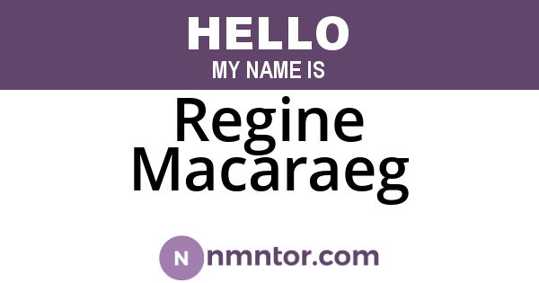 Regine Macaraeg