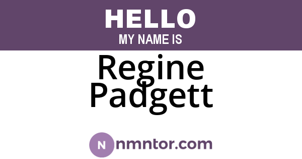 Regine Padgett
