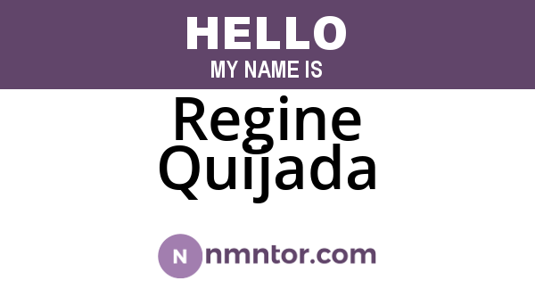 Regine Quijada