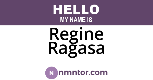 Regine Ragasa