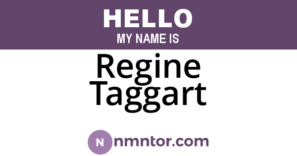 Regine Taggart